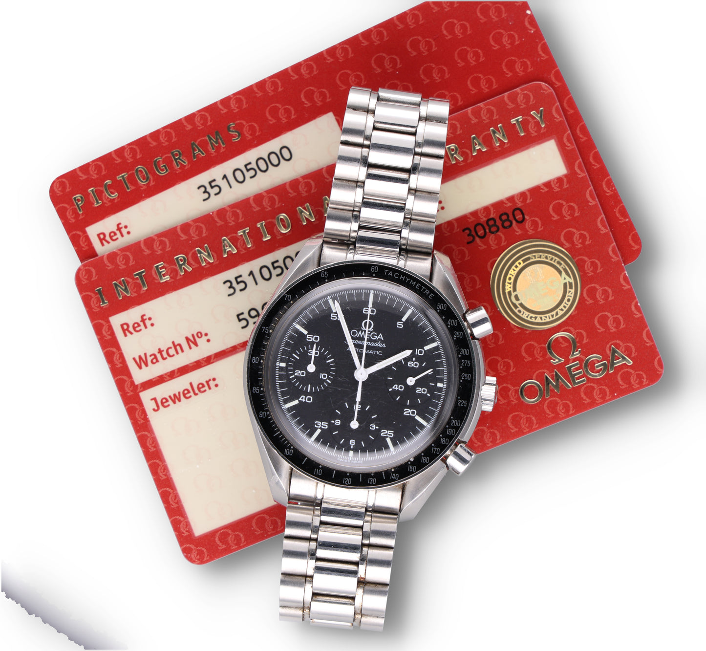 Omega Speedmaster 35105000 new card