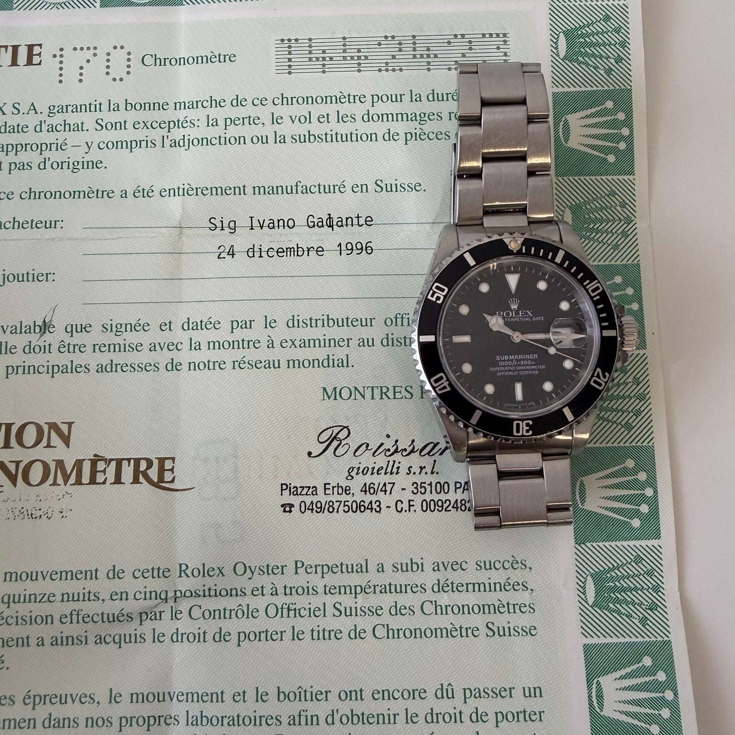 Rolex Submariner 16610