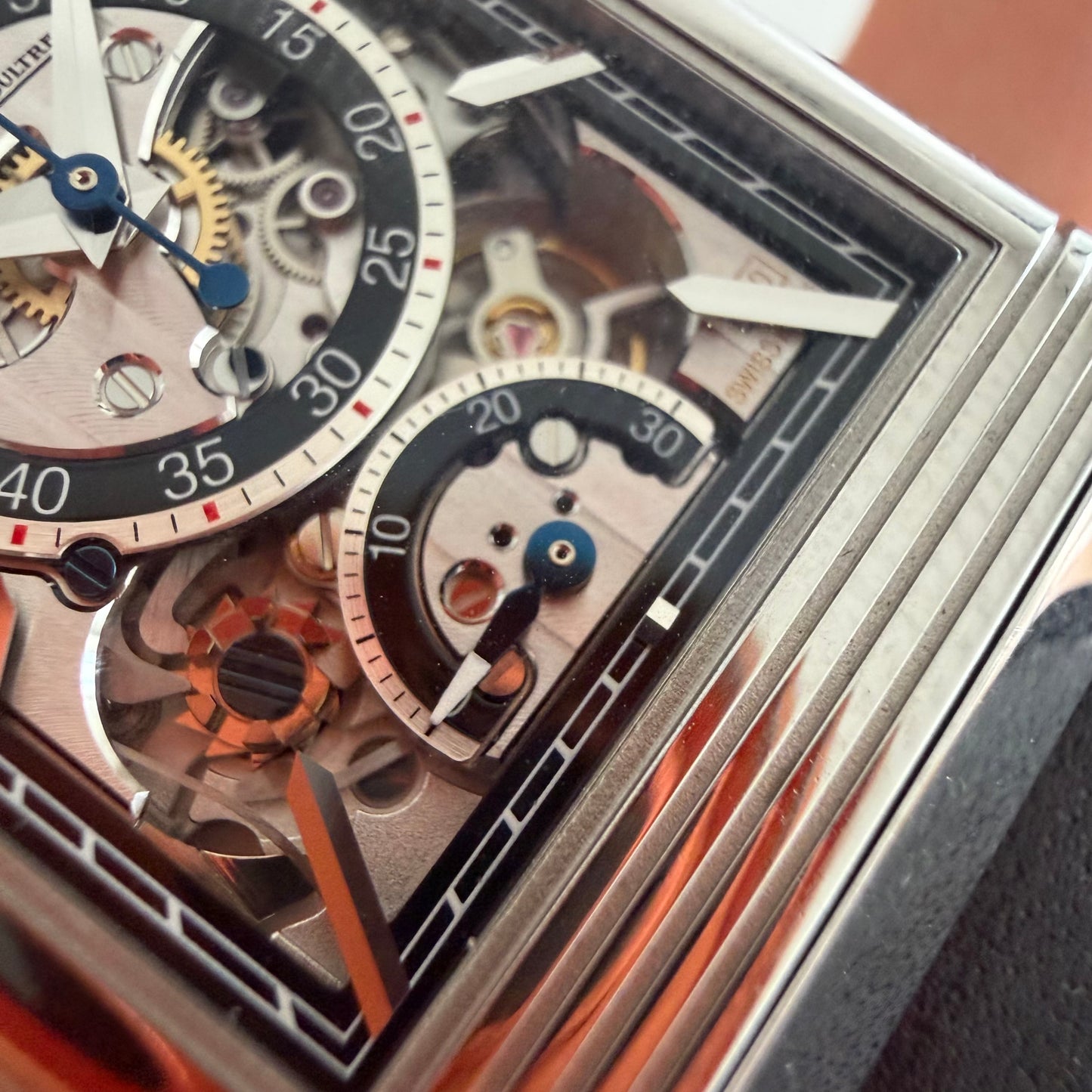 Jaeger-LeCoultre reverso duo face skeleton crono Q389848J