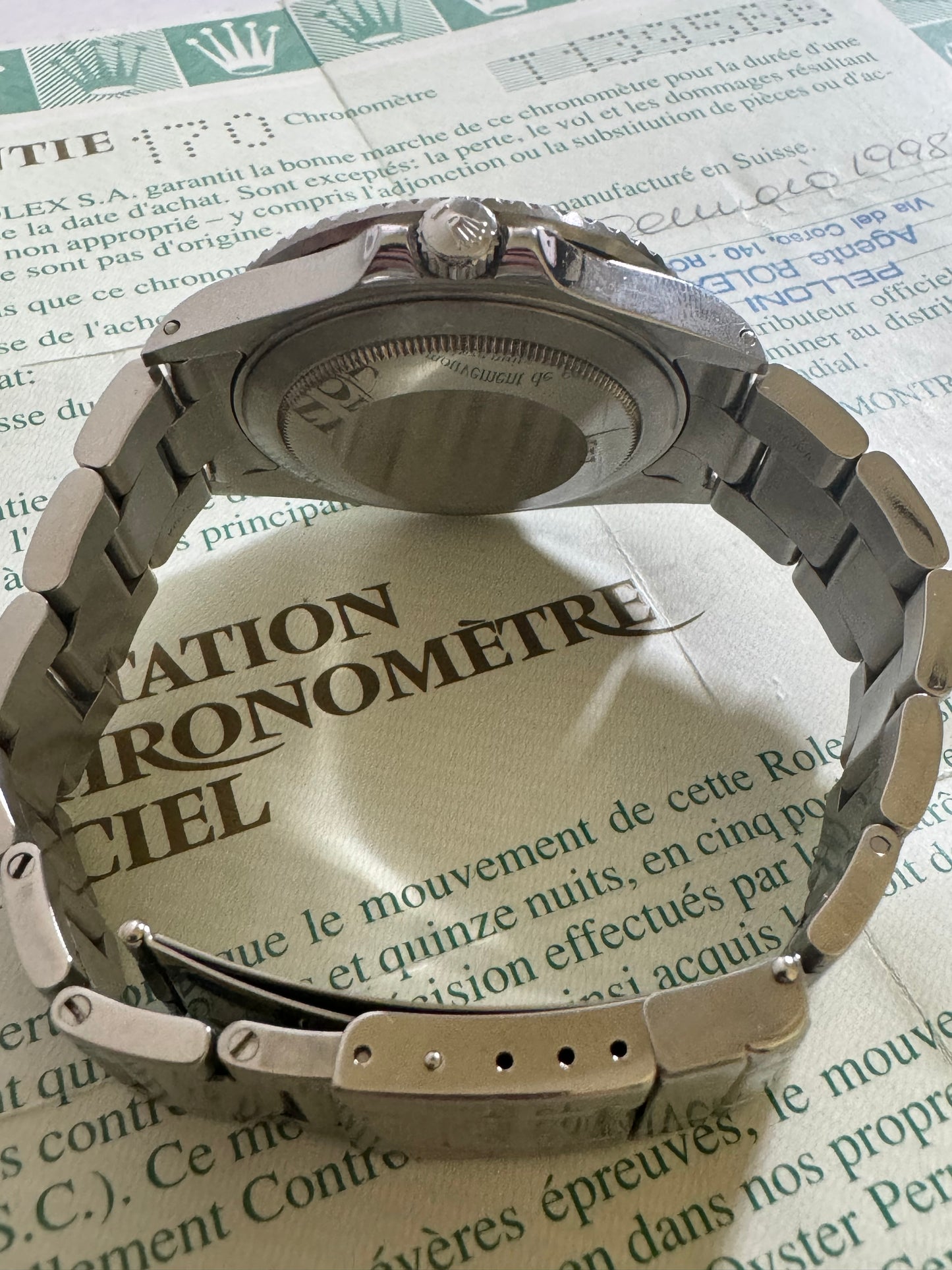 Rolex GMT 16710 paper seriale T