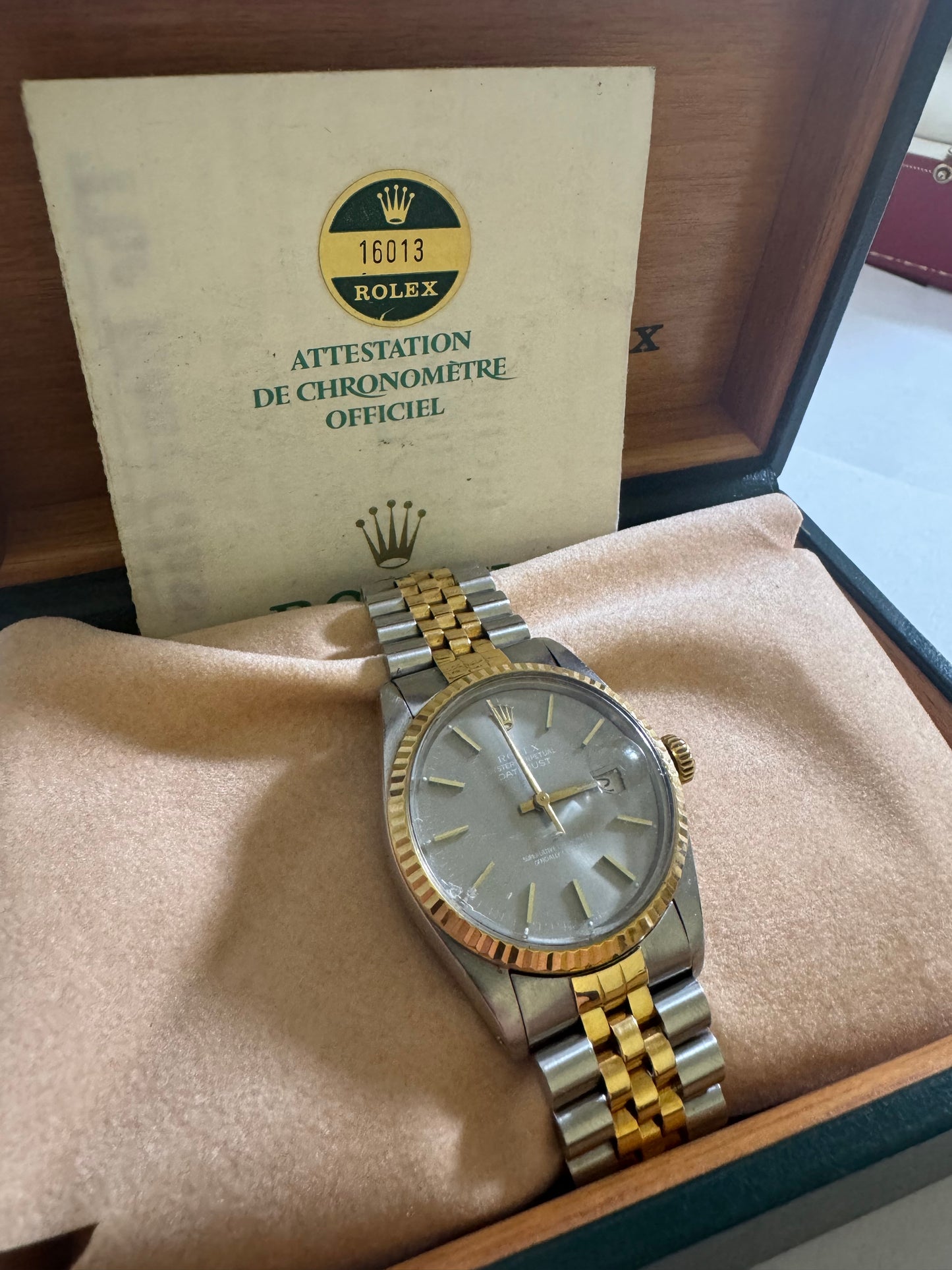 Rolex datejust 16013 ghost dial