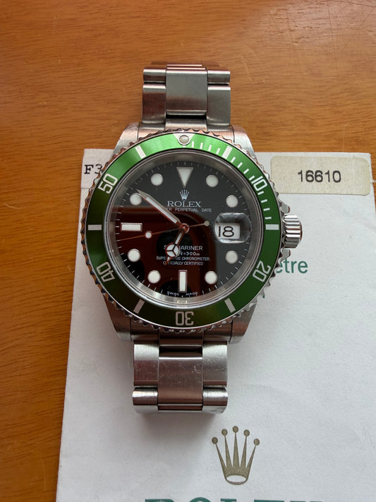 Rolex - Submariner Date 'Kermit' Fat Four - 16610LV