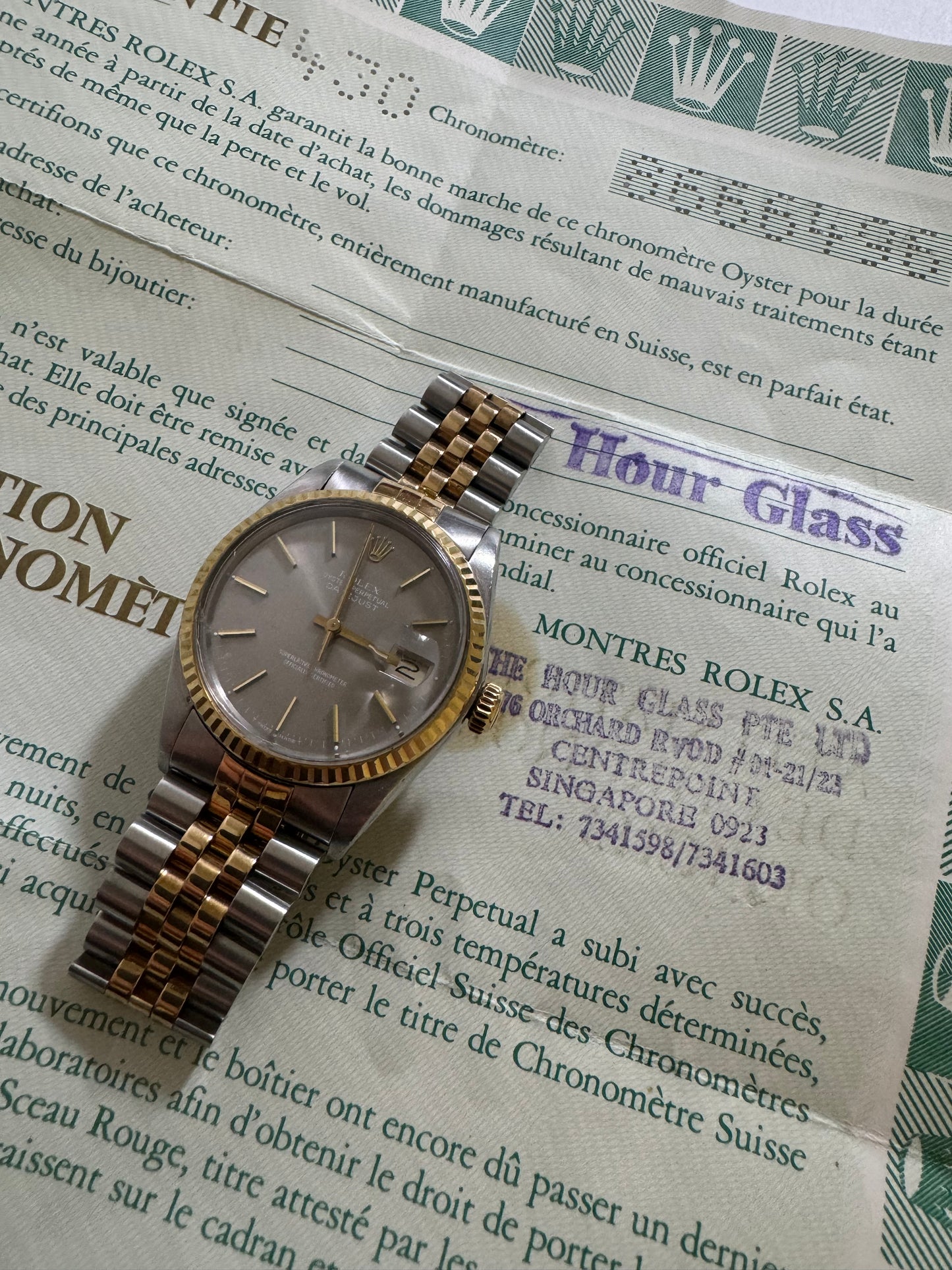 Rolex datejust 16013 ghost dial