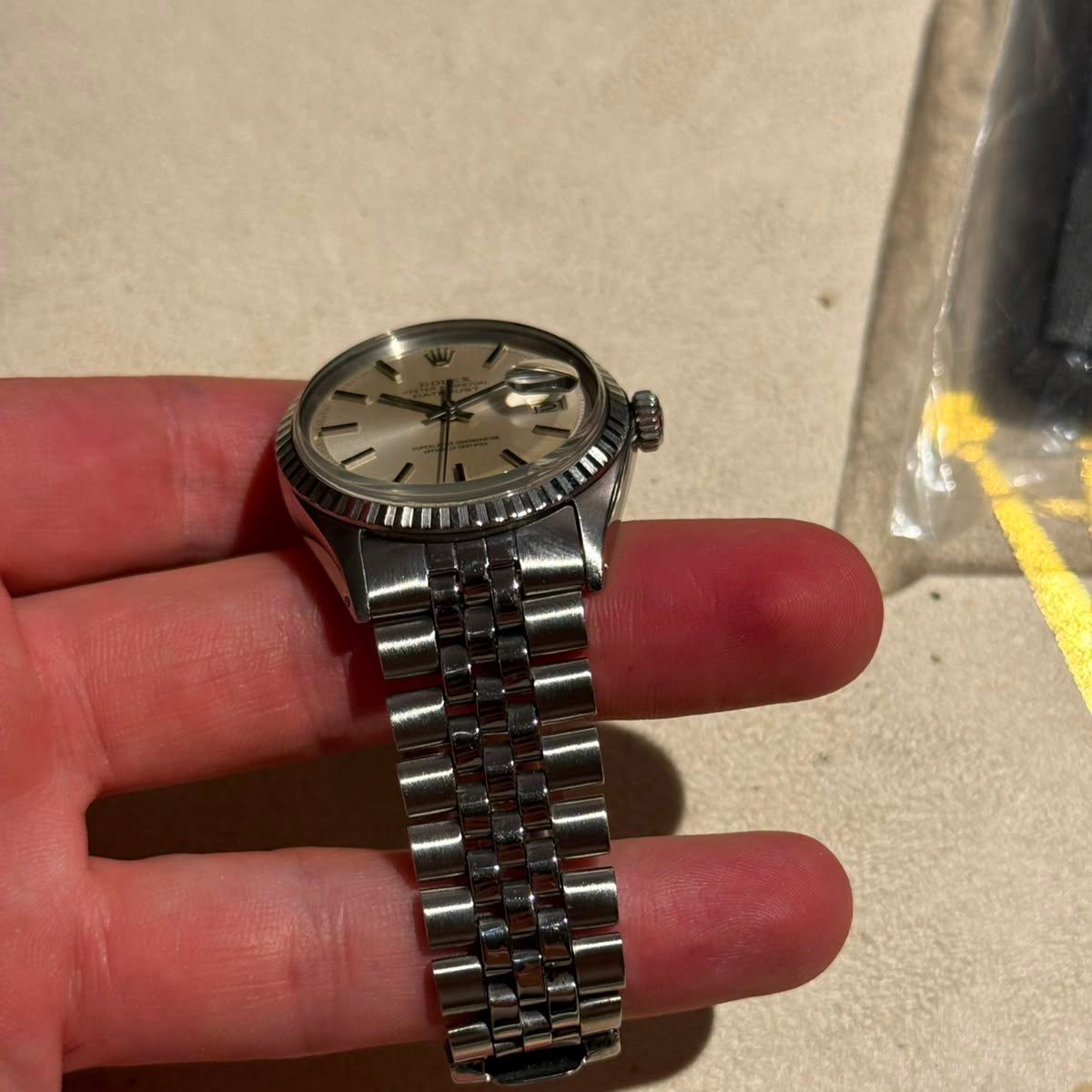 Rolex datejust 1603 watch only service