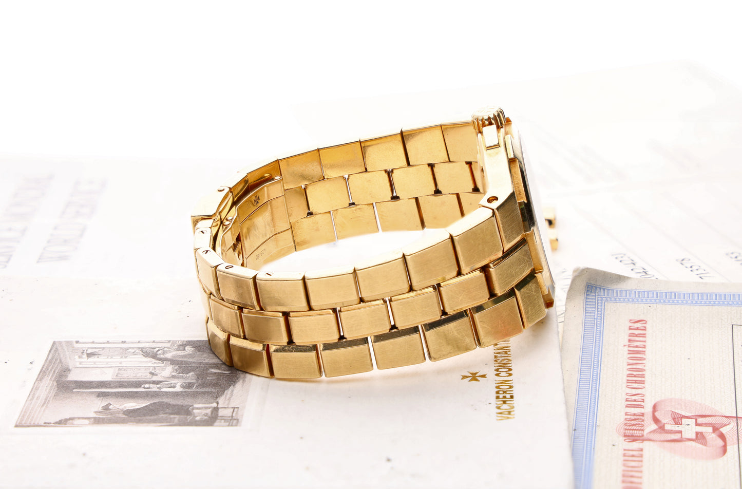 Vacheron constantin overseas 42042 gold full set unpolish