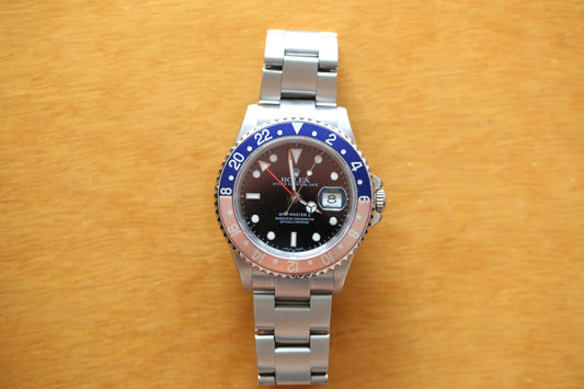 Rolex gmt master 16710 z series no holes