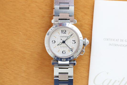 Cartier Pasha paper 2377 GMT