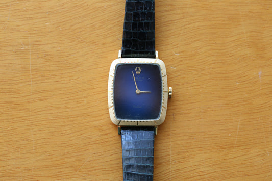 Rolex cellini lady blu dial