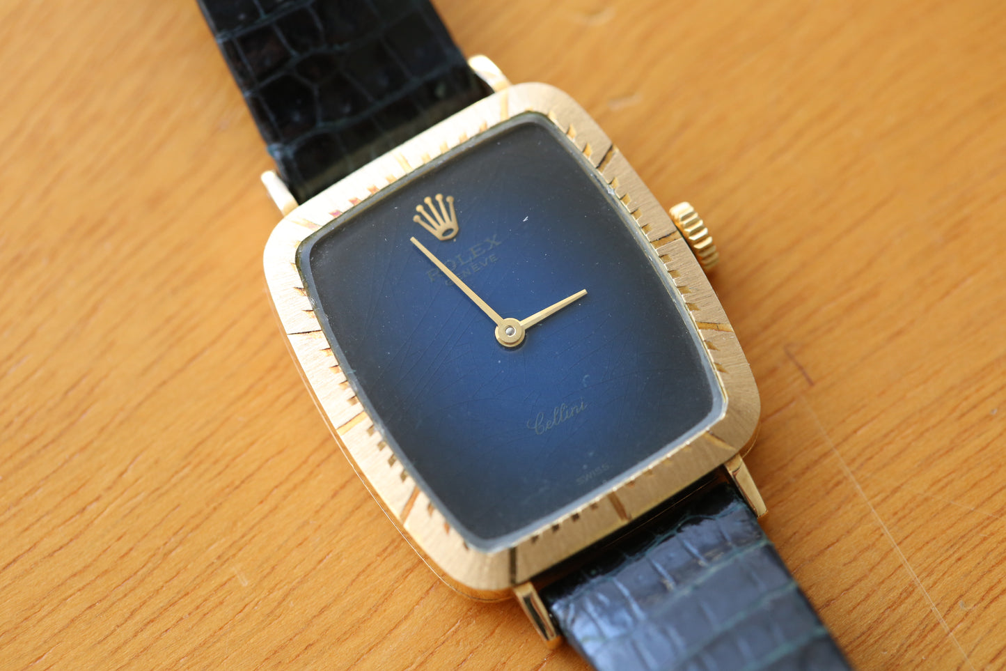 Rolex cellini lady blu dial