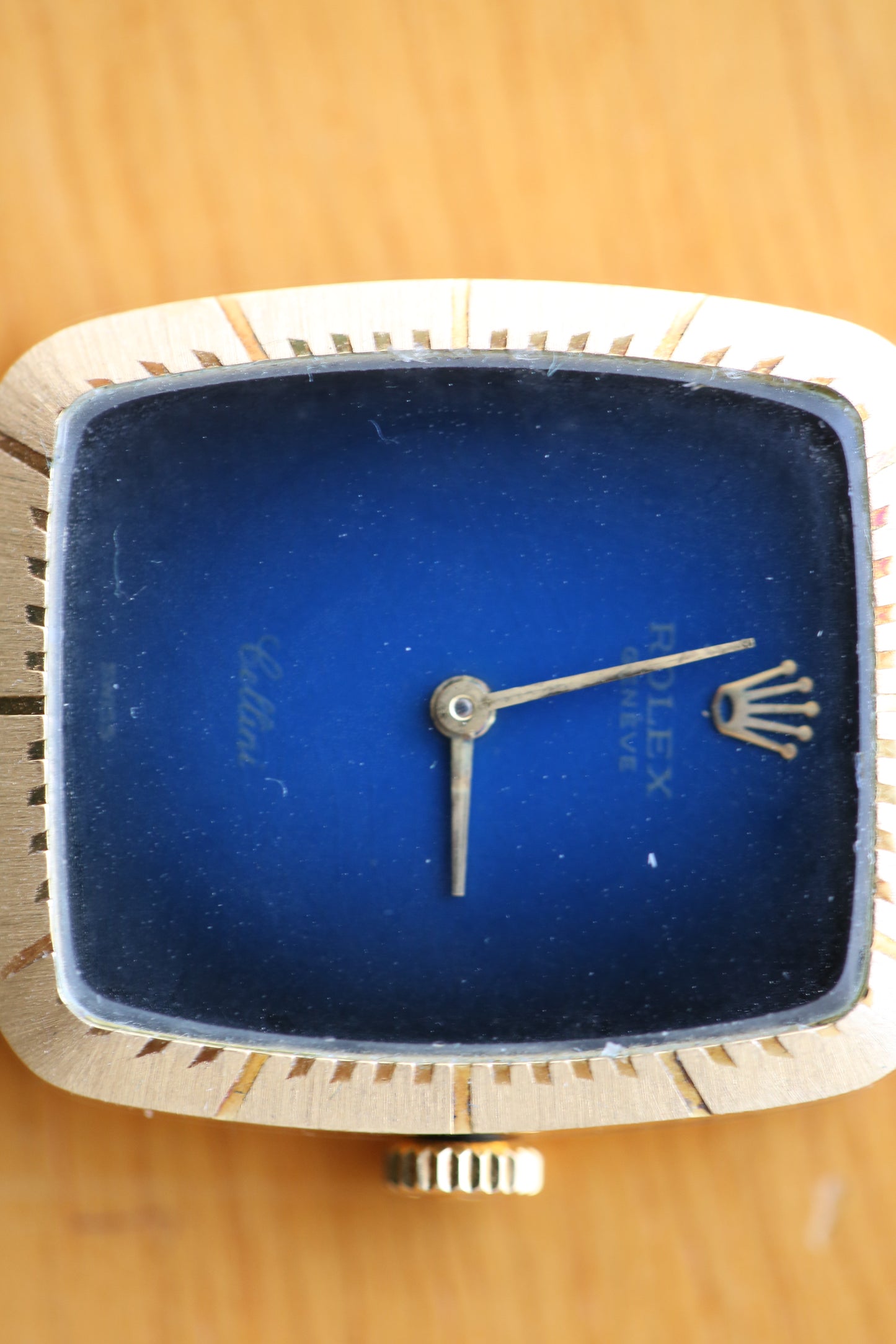 Rolex cellini lady blu dial