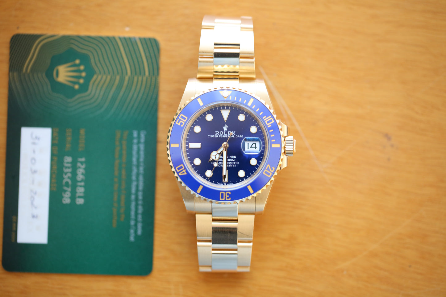 Rolex submariner 126618LB