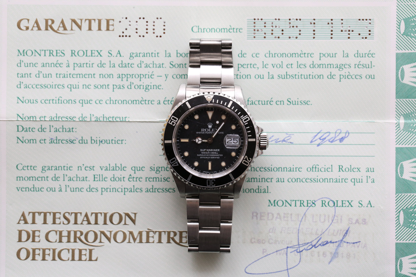 Rolex Submariner 16610