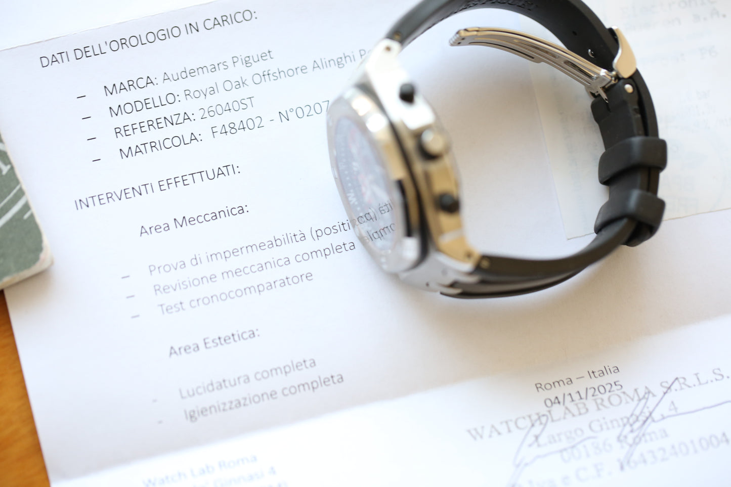 Audemars Piguet Offshore Alinghi 26074St limited edition 40 pcs