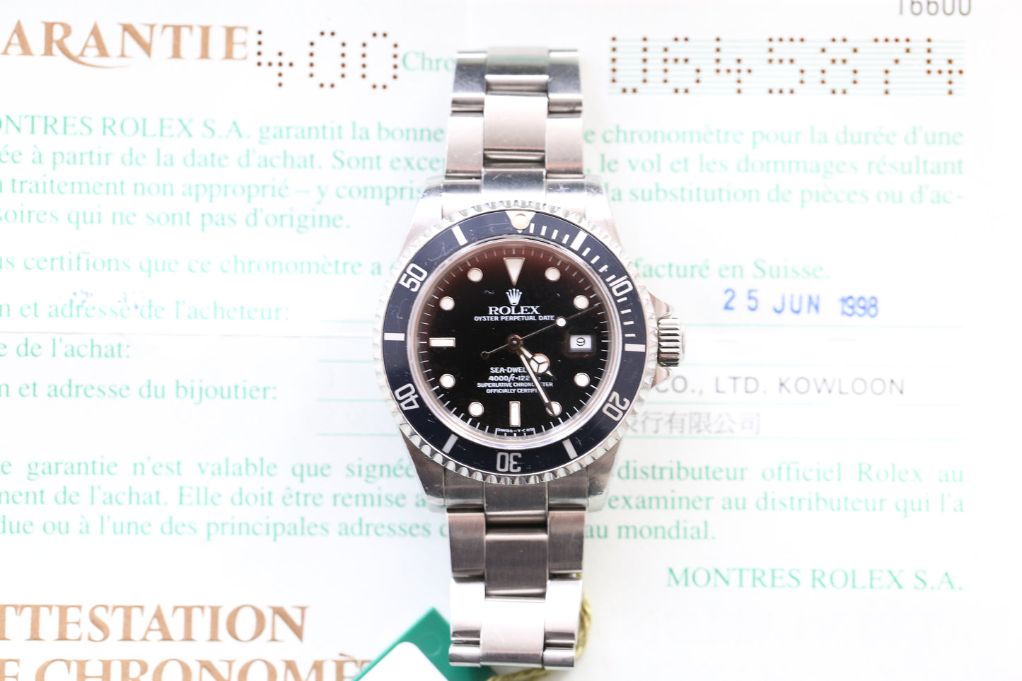 Rolex Sea-Dweller 16600