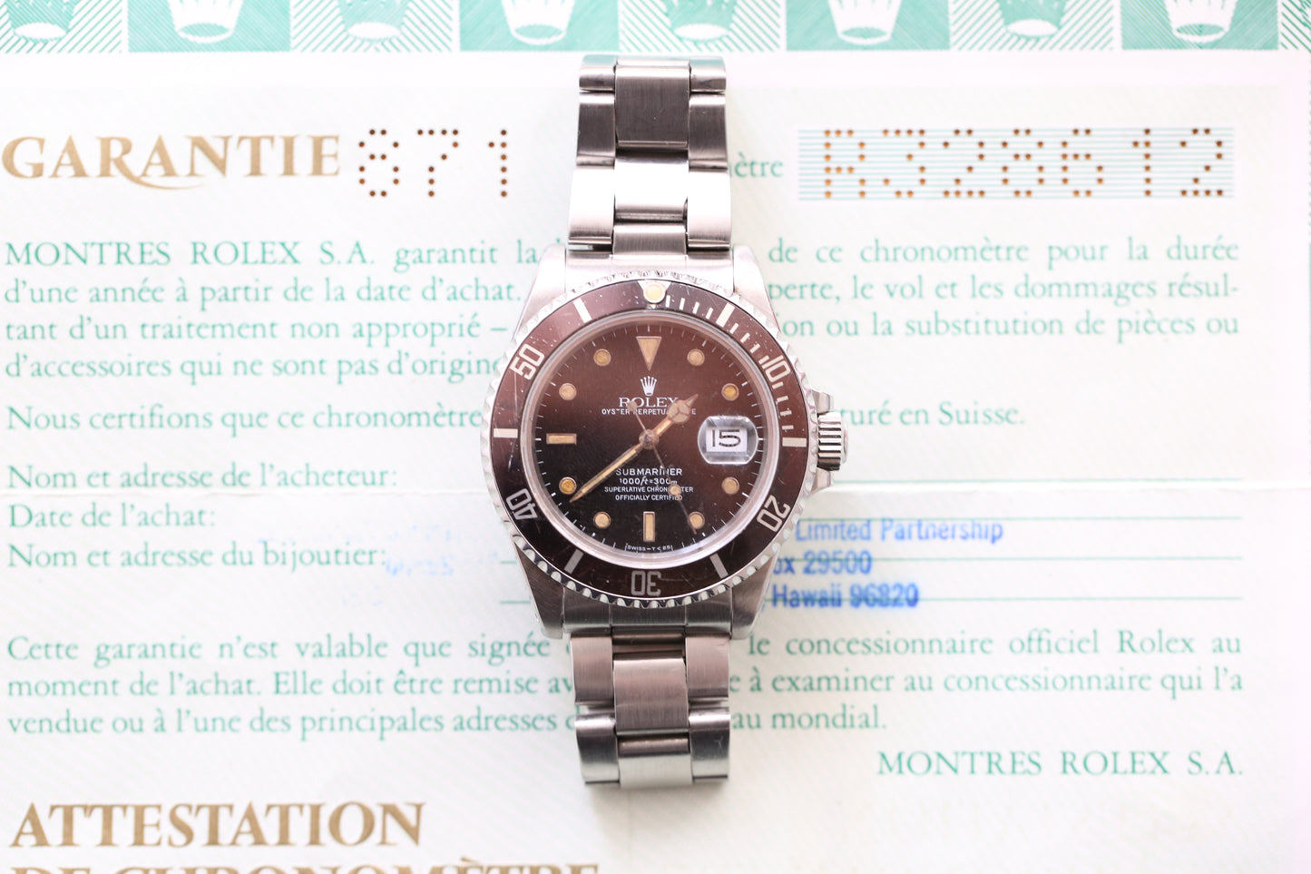 Rolex Submariner 16800