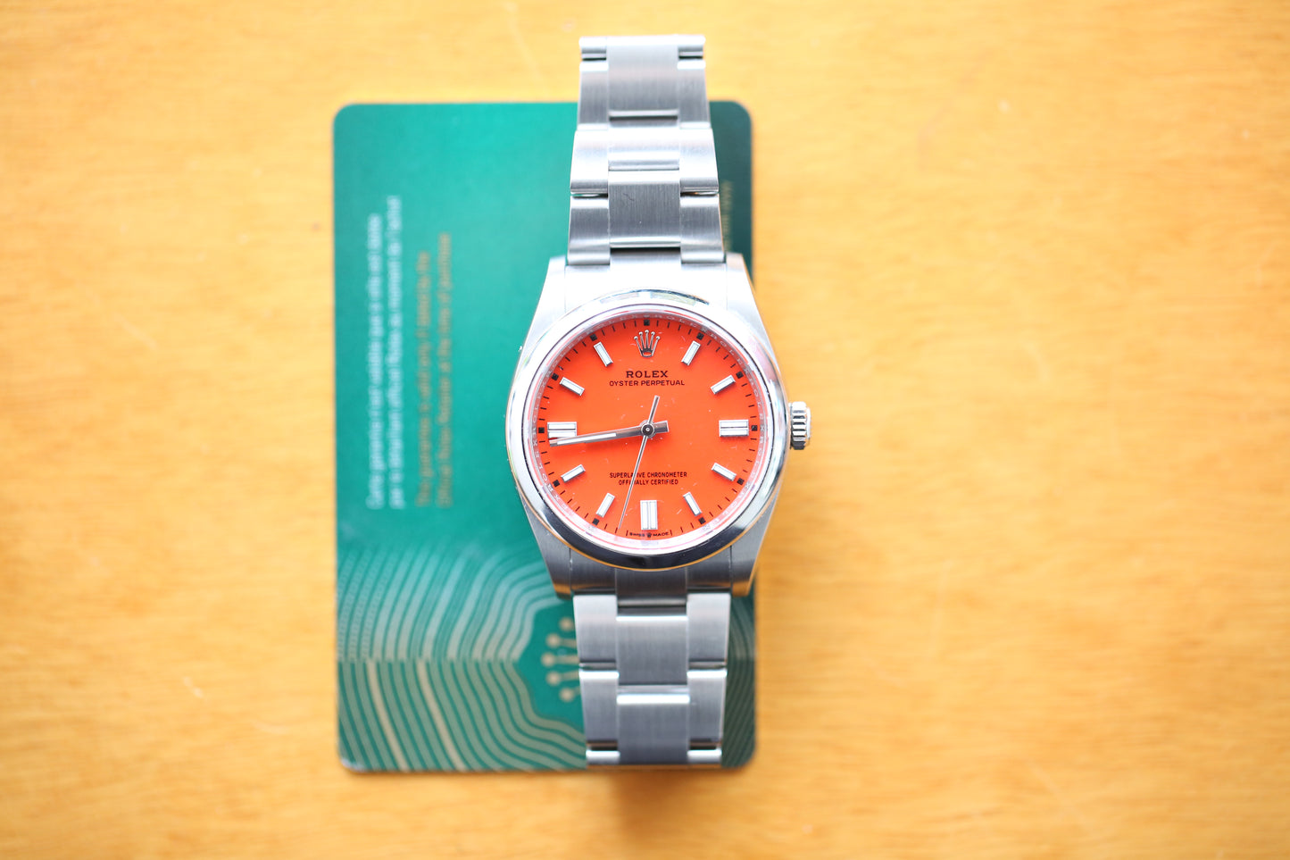 Rolex 12600 Oyster perpetual Corallo