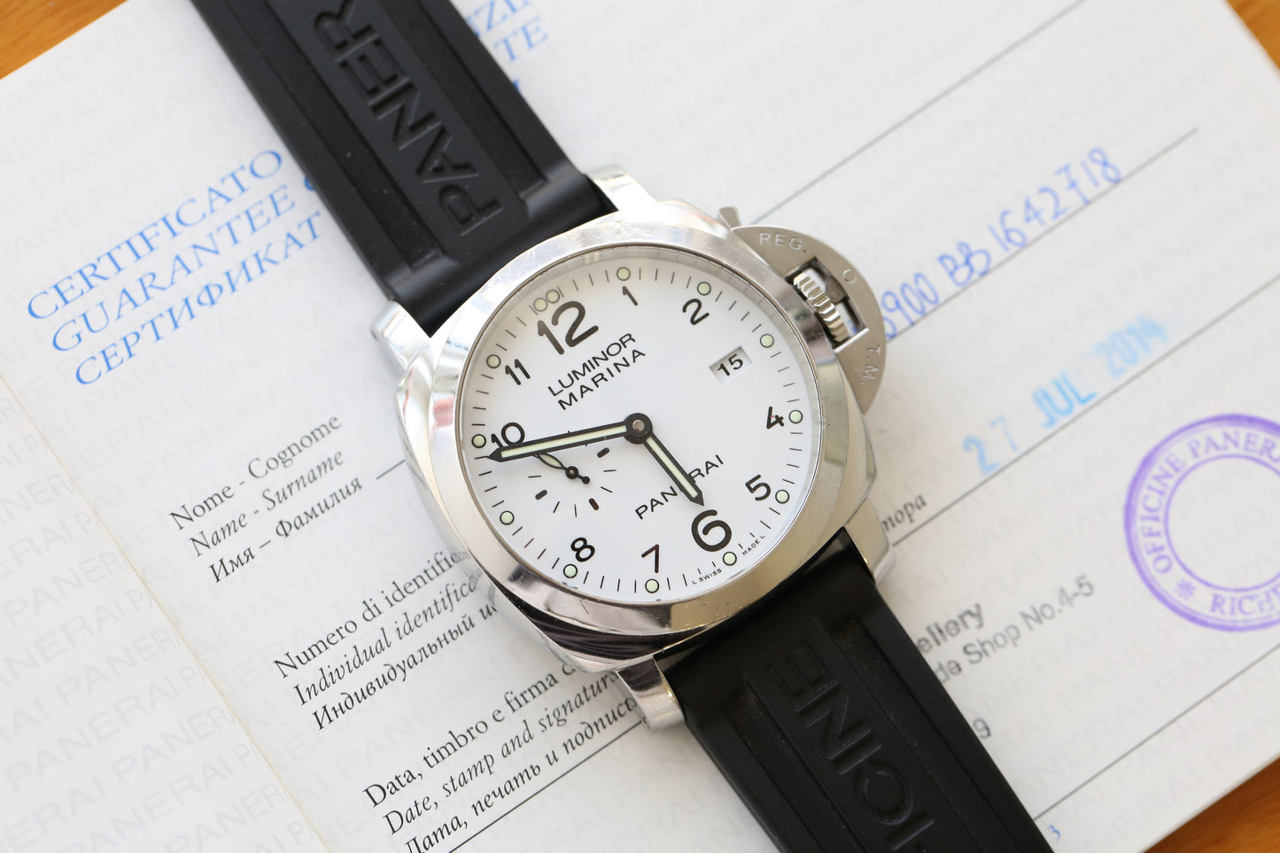 Panerai Luminor Marina AlbinoPAM 00523