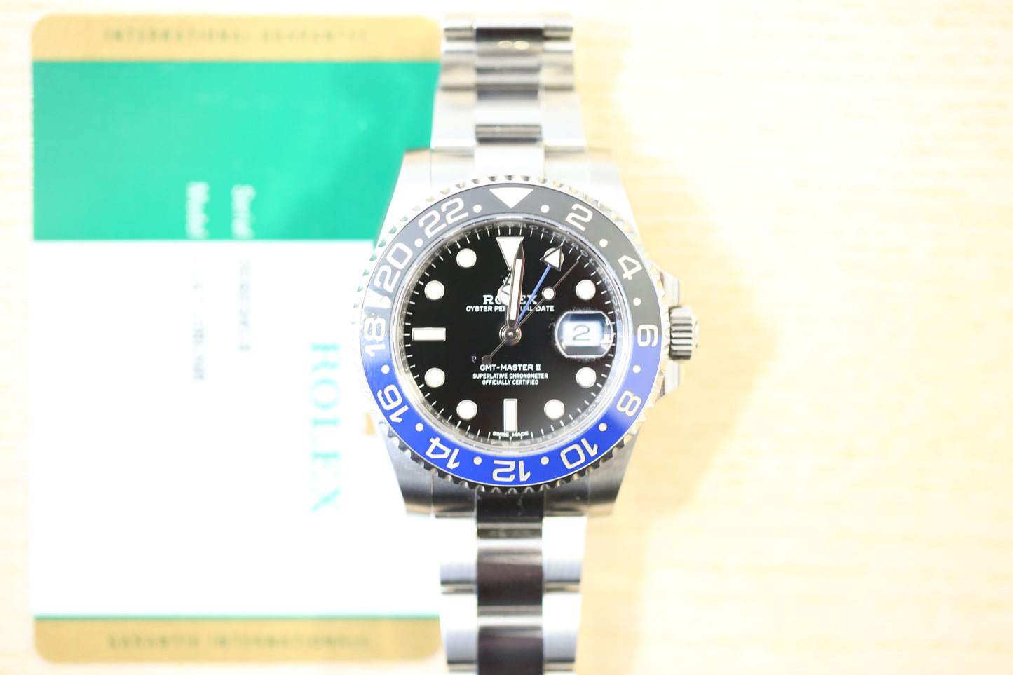Rolex gmt batman 116710blnr 2019