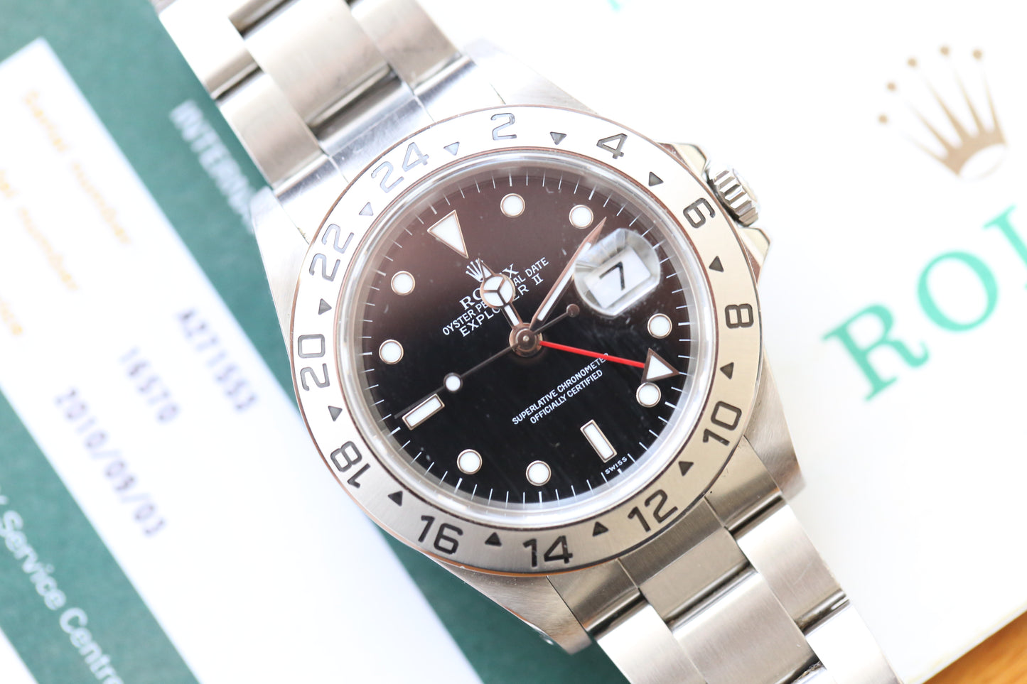 Rolex Explorer 16570 only SWISS Rare dial