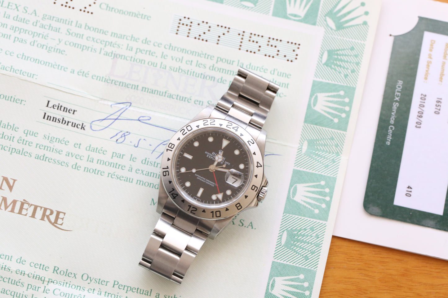 Rolex Explorer 16570 only SWISS Rare dial
