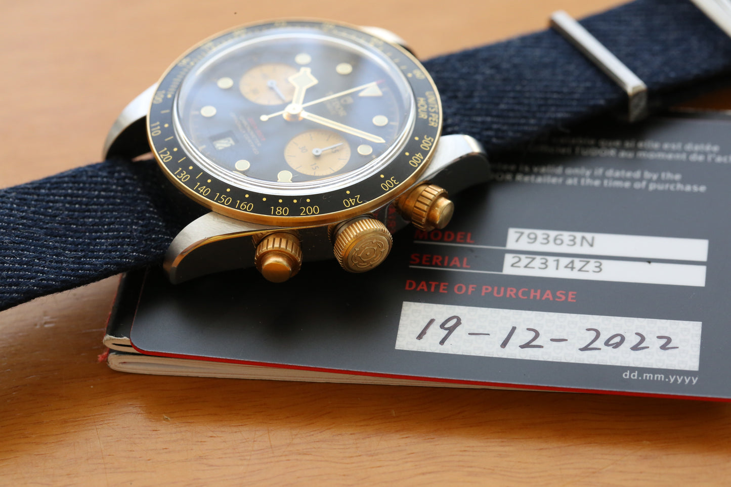 Tudor chrono BlackBay 79363