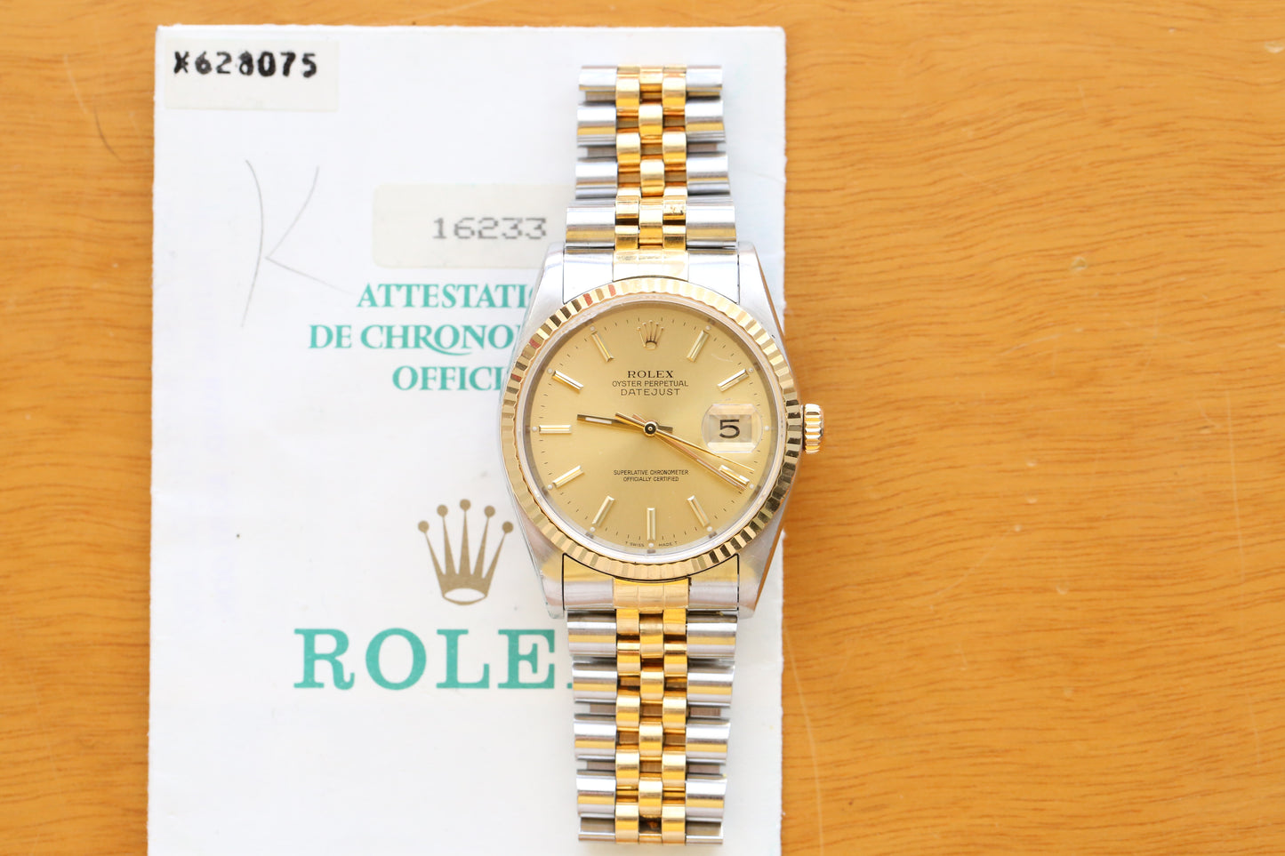 Rolex datejust 16233