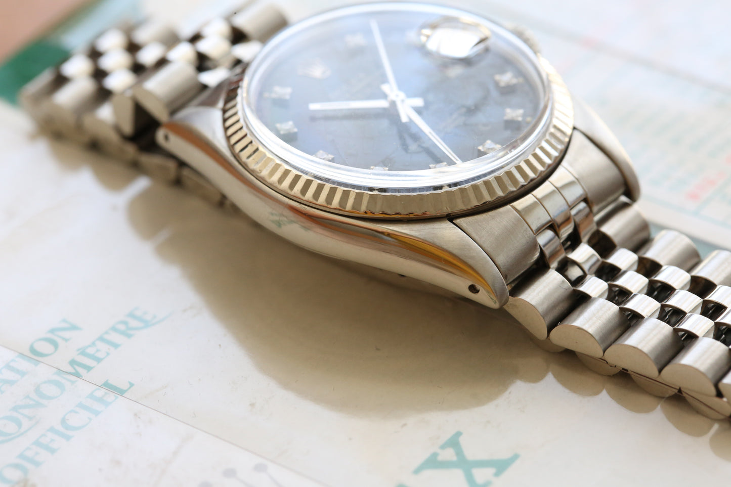 Rolex datejust 16014 quick set