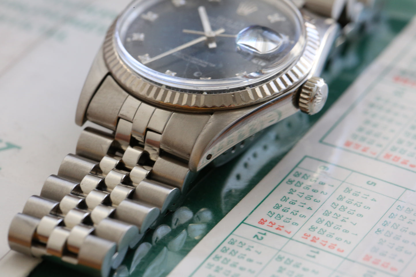 Rolex datejust 16014 quick set