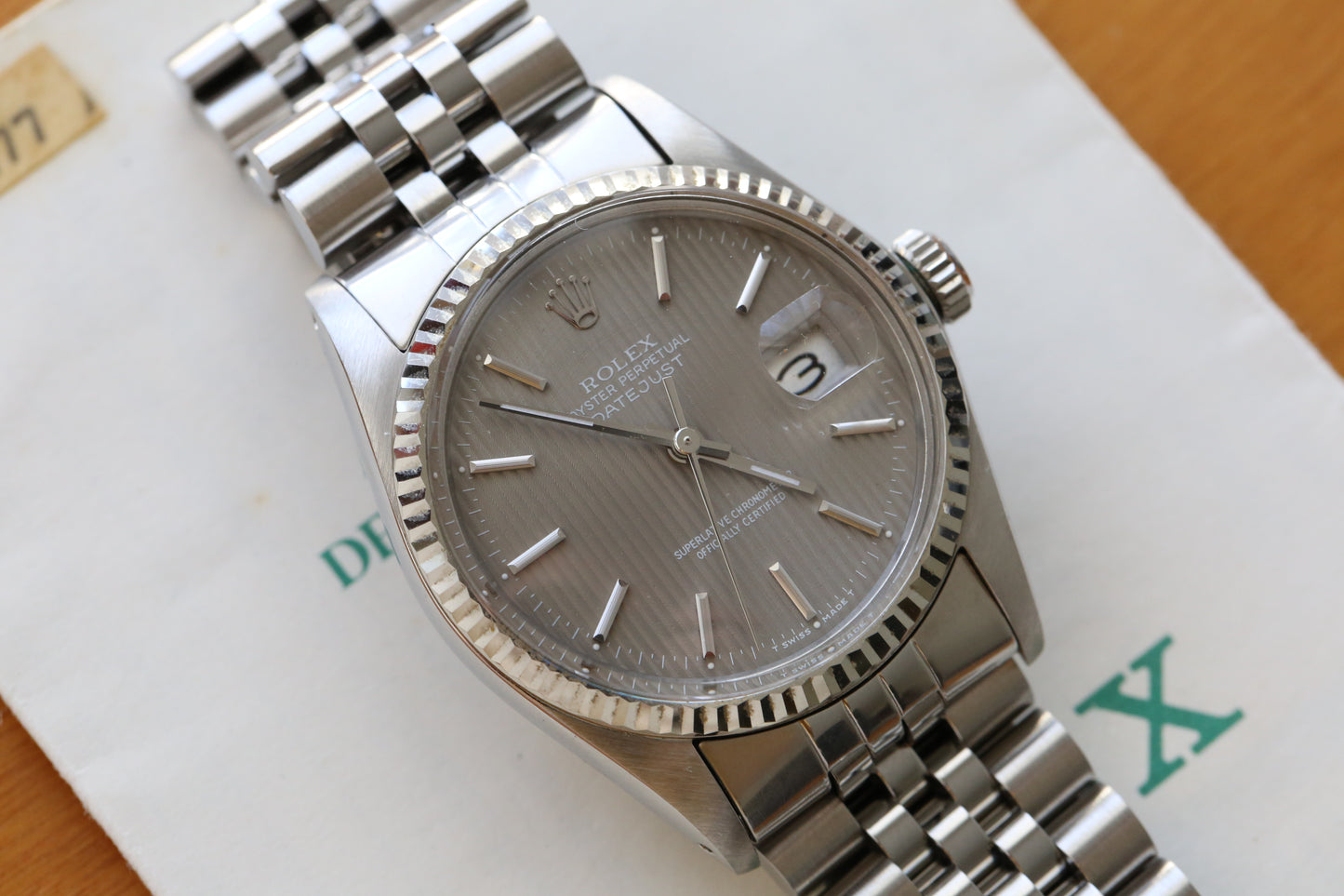 Rolex datejust 16014 quick set