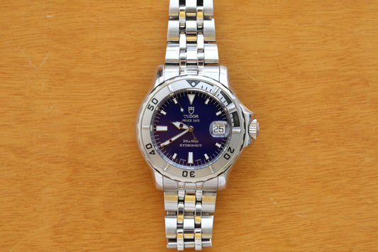 Tudor Hydronaut 89190 blue dial rare