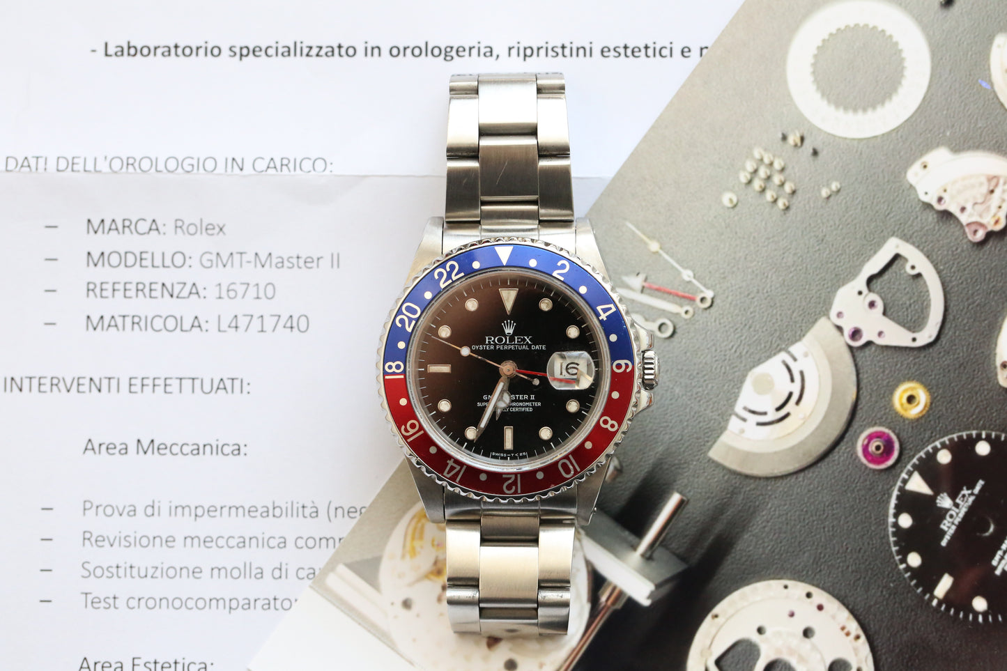 Rolex gmt master 16710