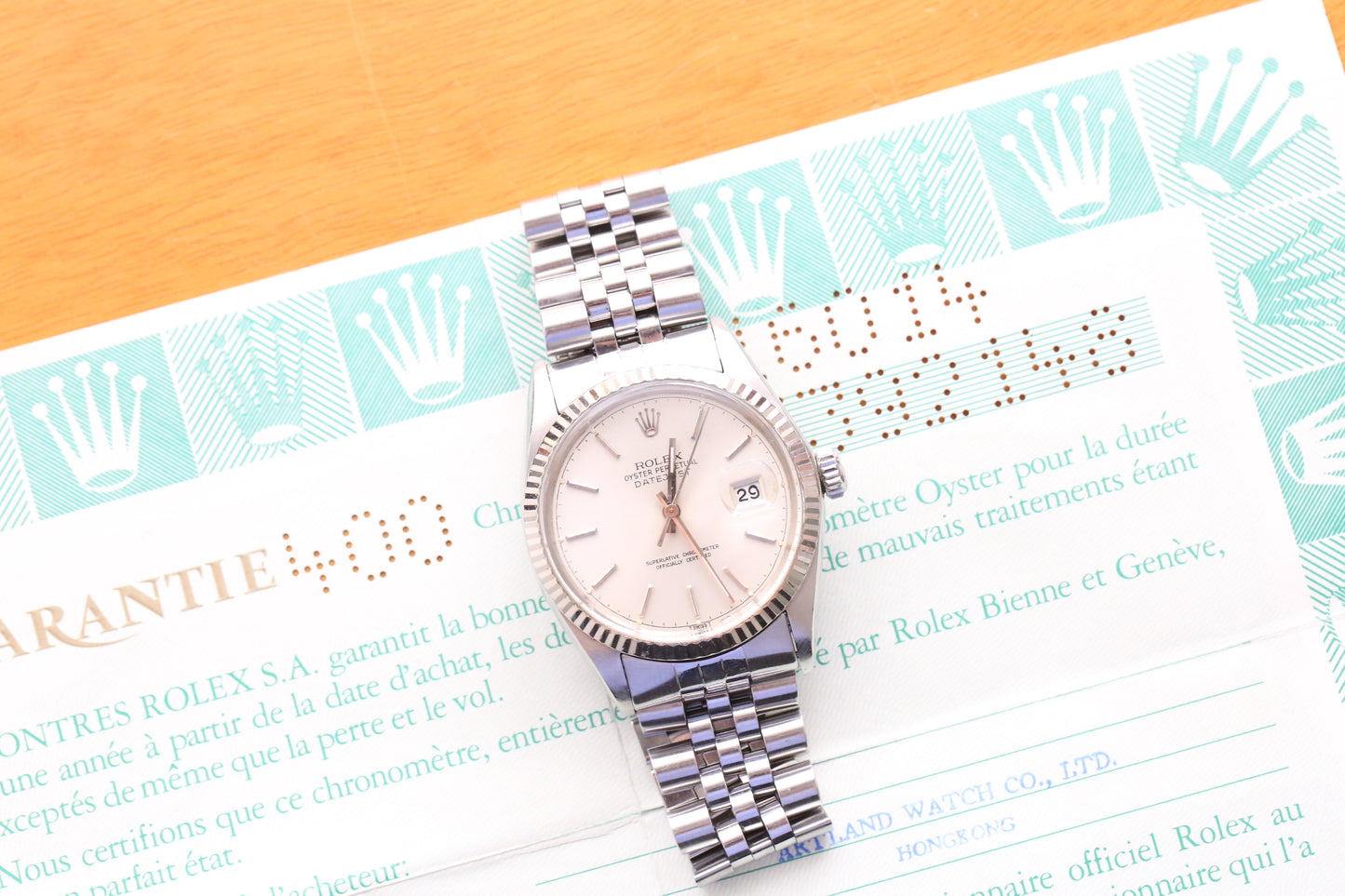 Rolex datejust 16014 quick set