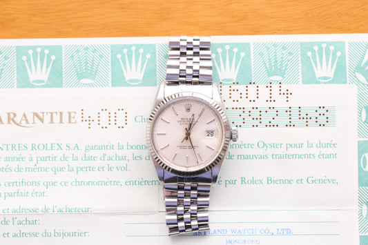 Rolex datejust 16014 quick set