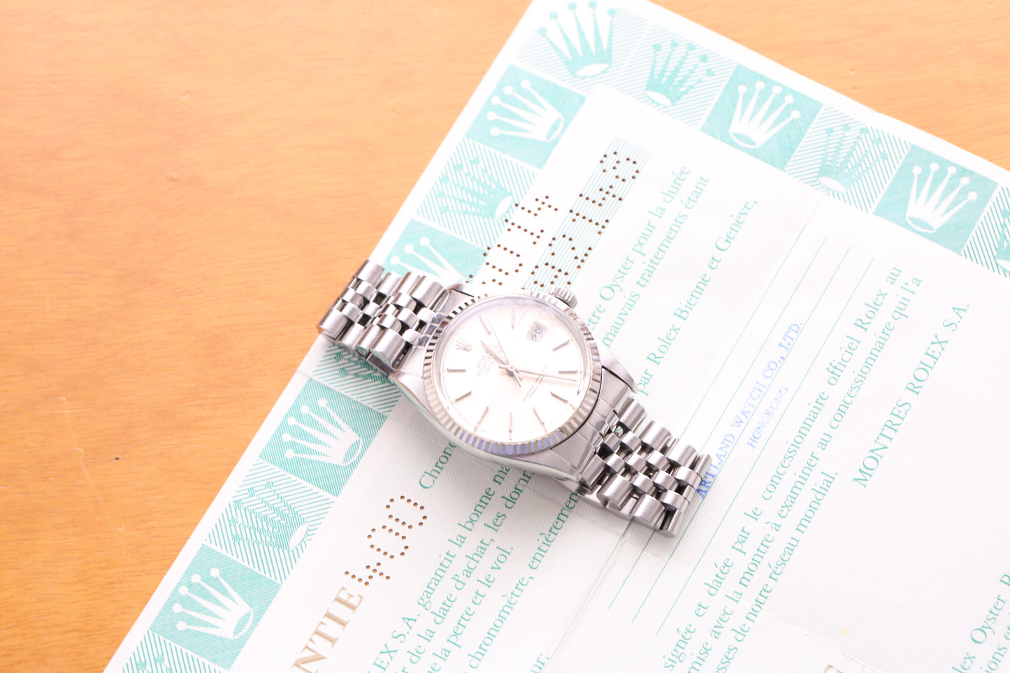 Rolex datejust 16014 quick set