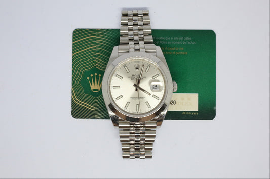 Rolex Datejust 126300 gray dial 2020