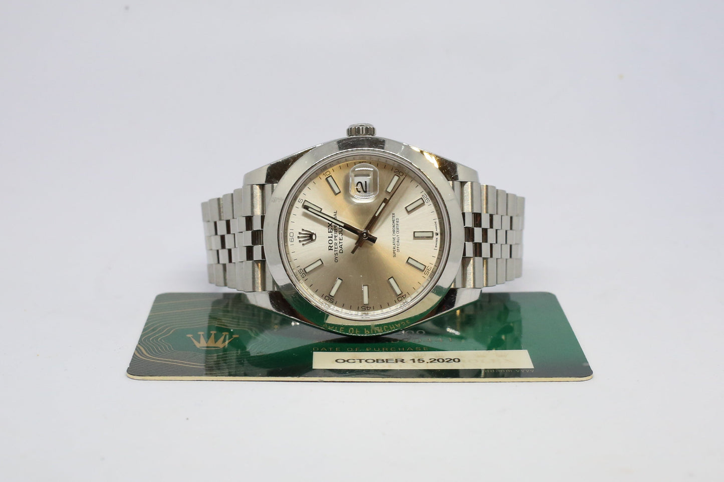 Rolex Datejust 126300 gray dial 2020