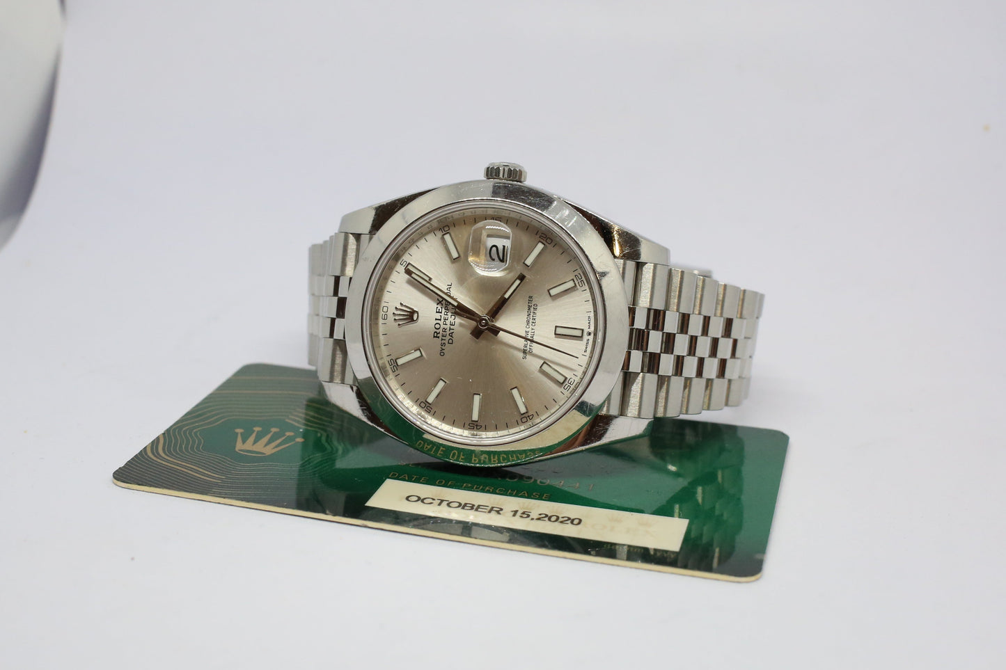 Rolex Datejust 126300 gray dial 2020
