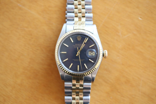 Rolex Datejust 1601 rare black matt dial