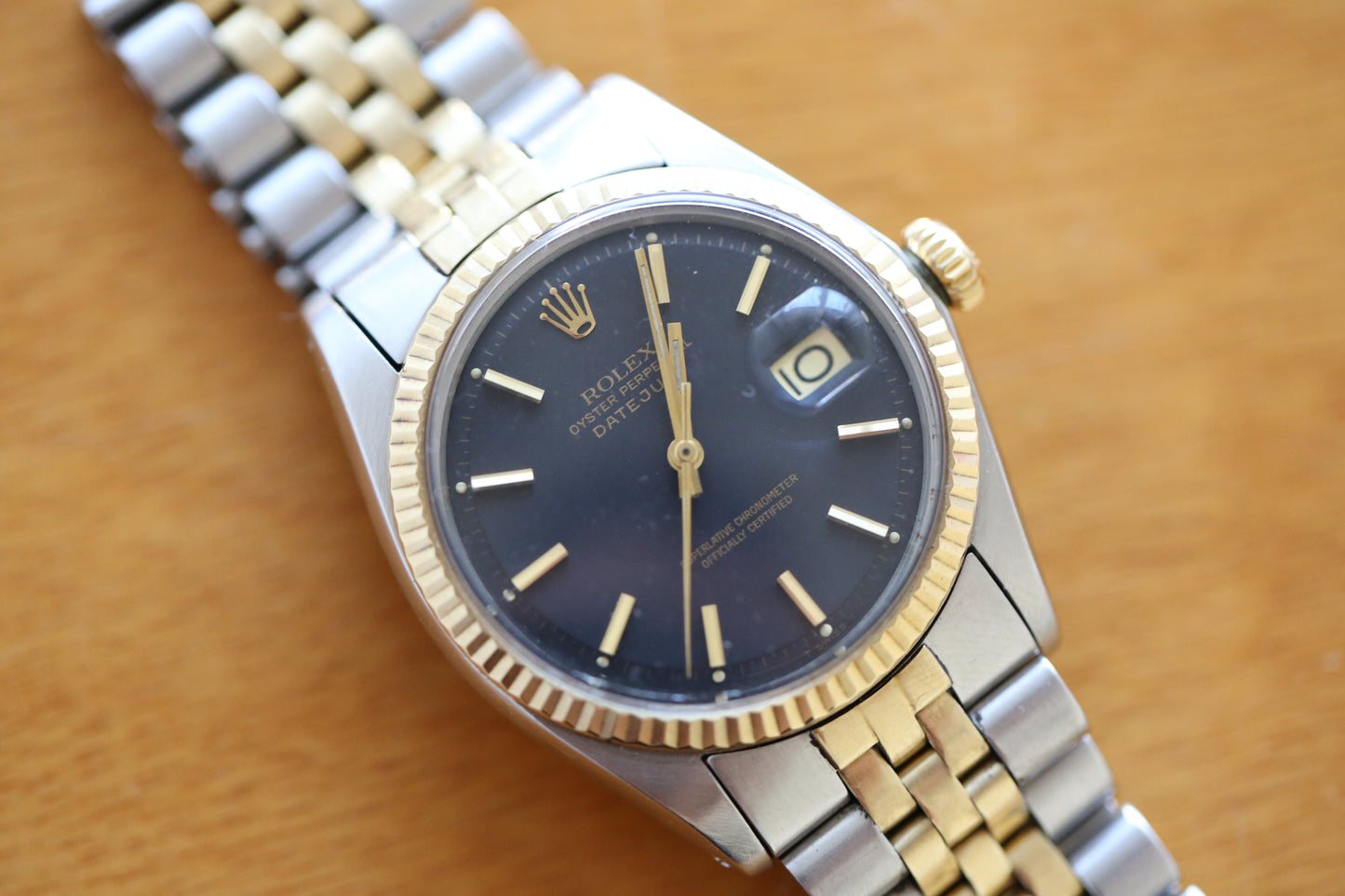 Rolex Datejust 1601 rare black matt dial