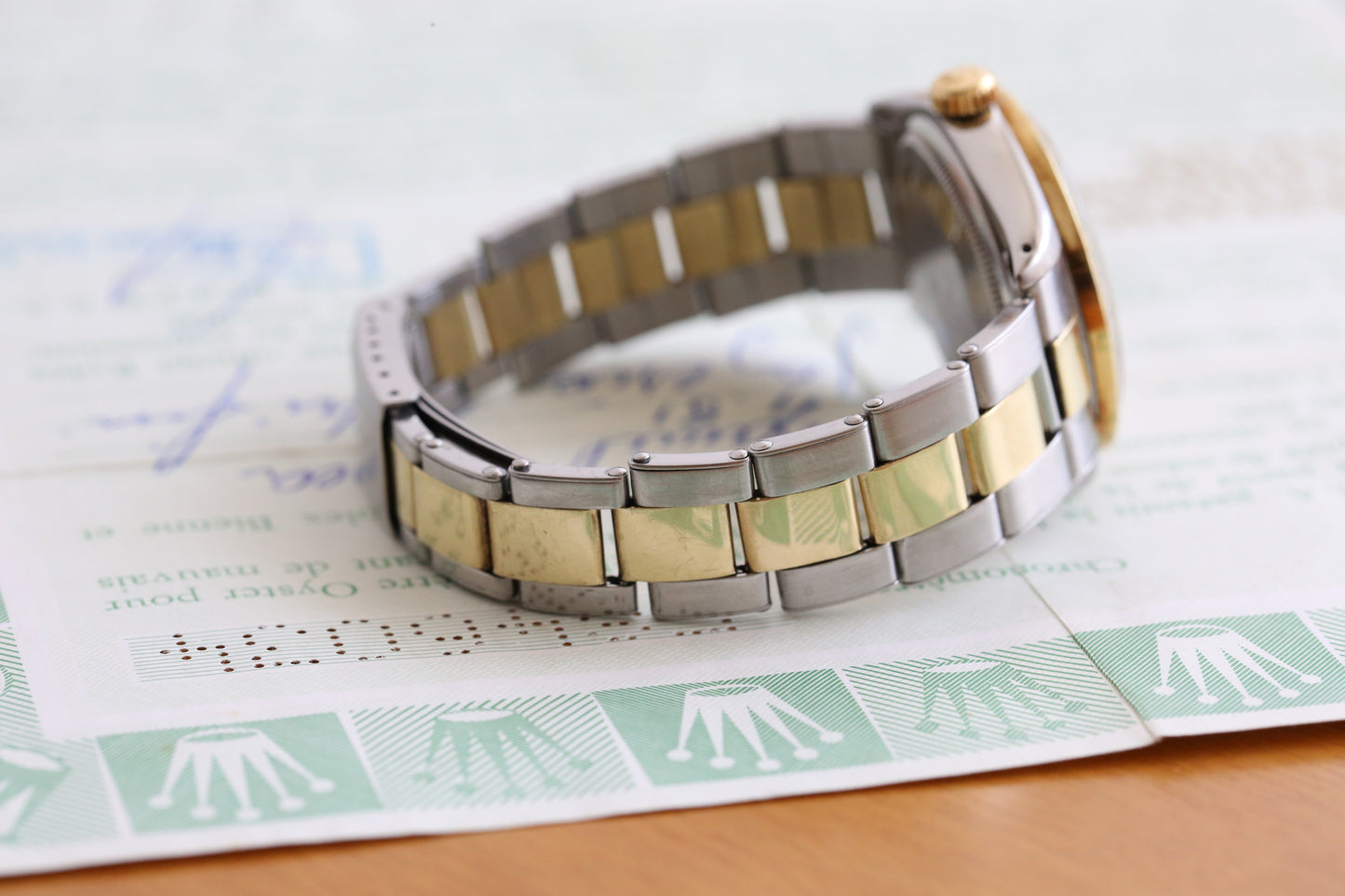 Rolex Date 15053 rivet bracelet