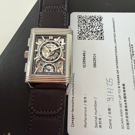 Jaeger-LeCoultre reverso duo face skeleton crono Q389848J