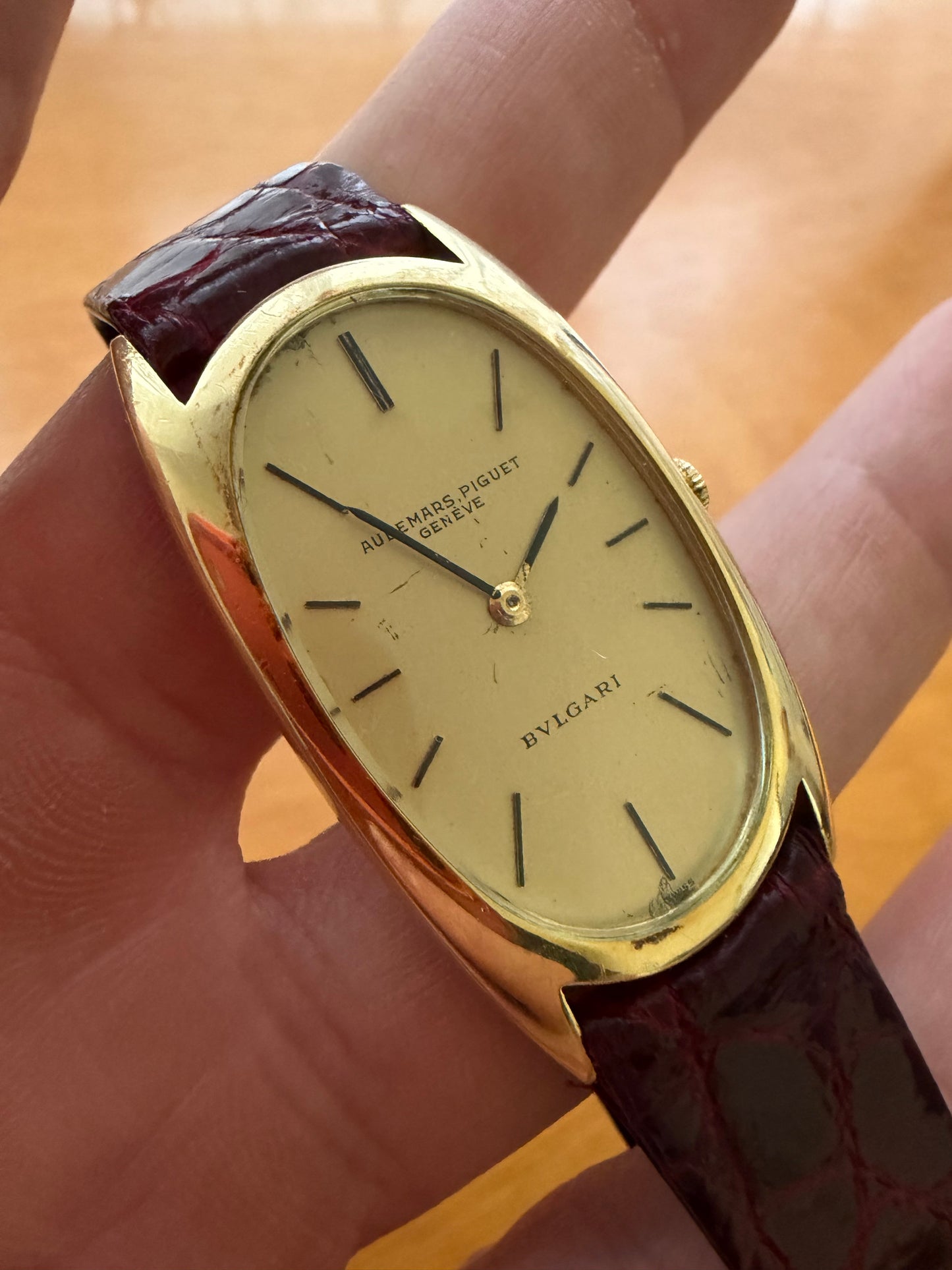 Audemars Piguet ovale allonge Bvlgari related