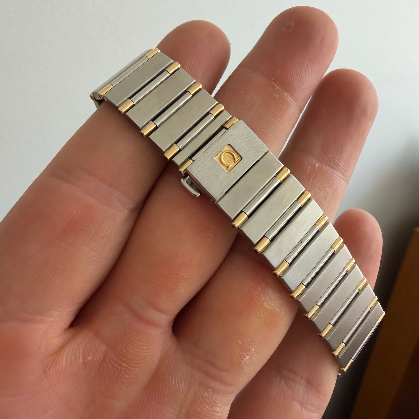 Omega Constellation Quartz 34mm steel gold