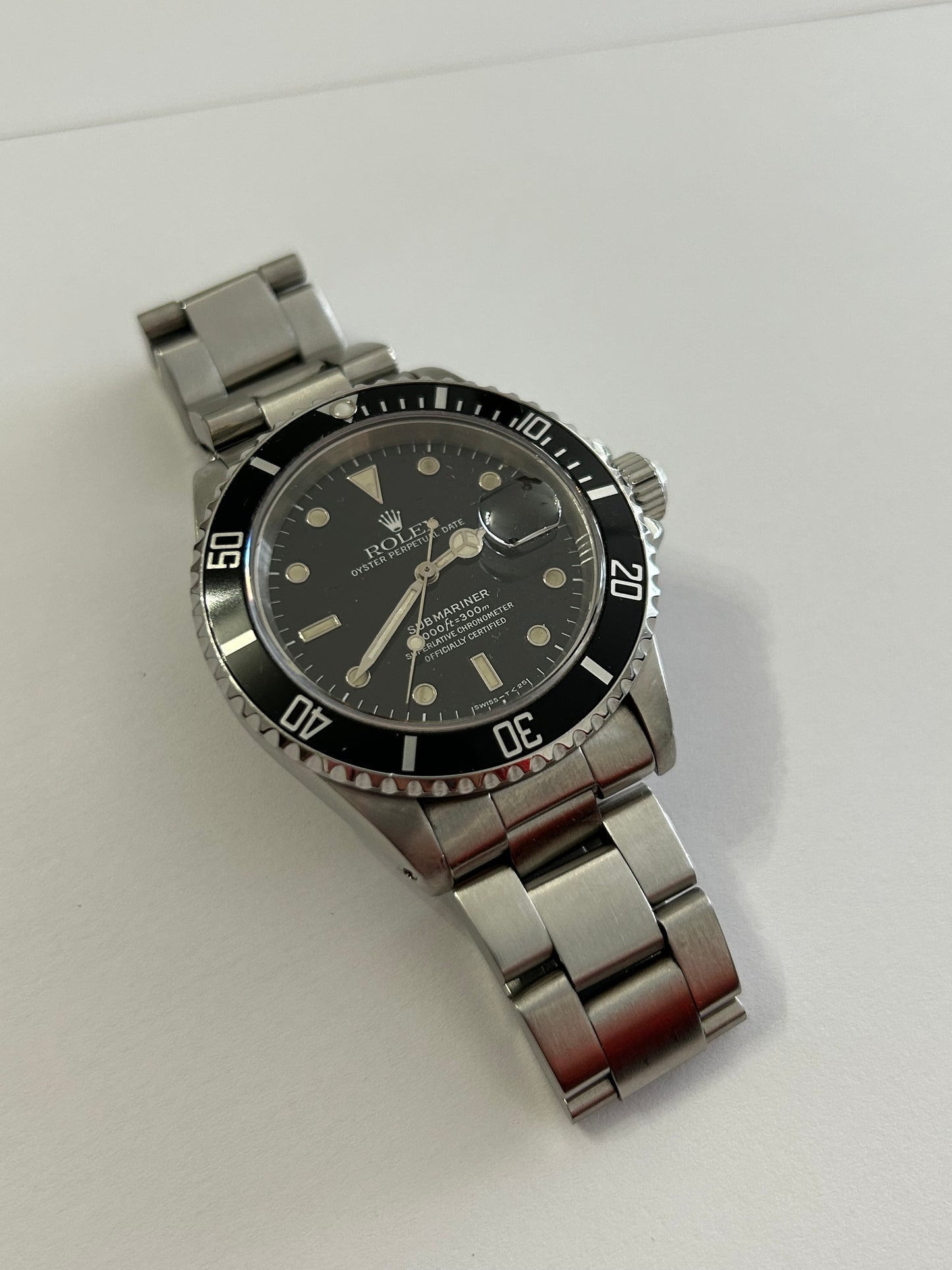 Rolex Submariner 16610 tritum dial