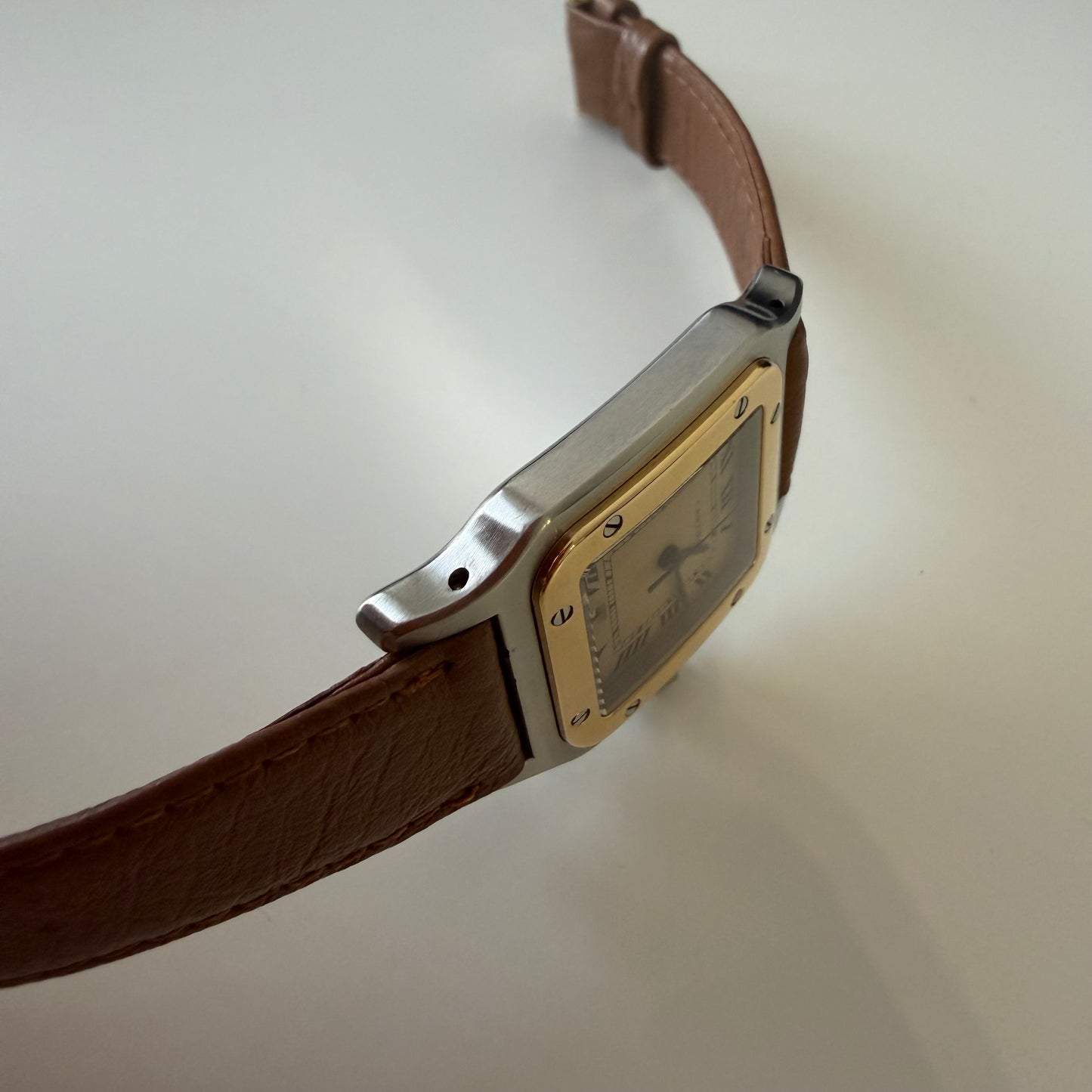 Cartier santos steel and Gold 187901