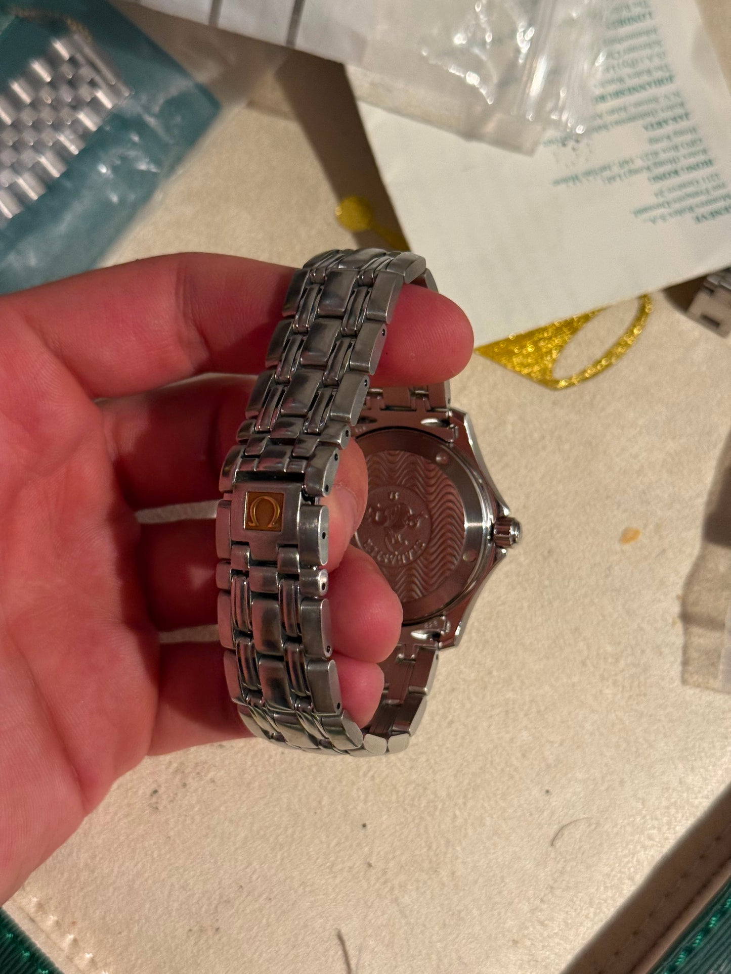 Omega seamaster blu dial