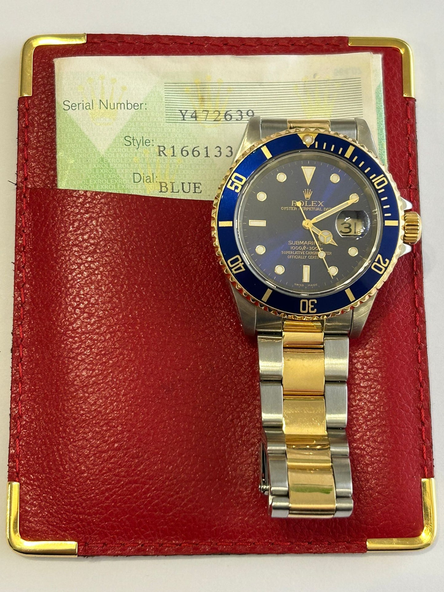 Rolex submariner 16613LB anno 2004