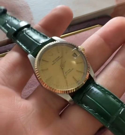 TUDOR Prince 72033 green strap