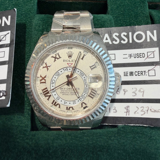 ROLEX 326939 ORO BIANCO CARD