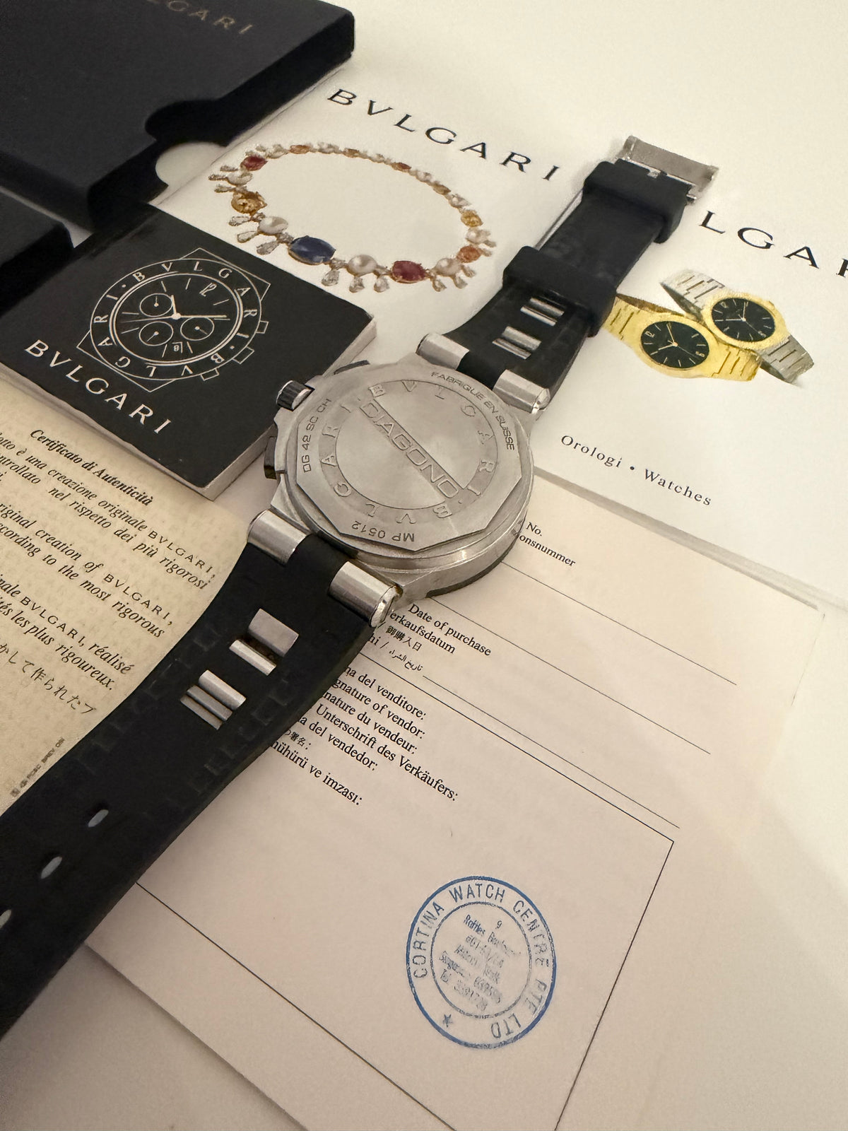 Bulgari Diagono Chronograph Ref. DG42SCCH